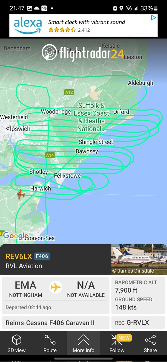 Steve24keay's tweet photo. AVL aviation flying over Ipswich coast tonight, wonder whatvthey are up to? https://t.co/w0ekboKrUi