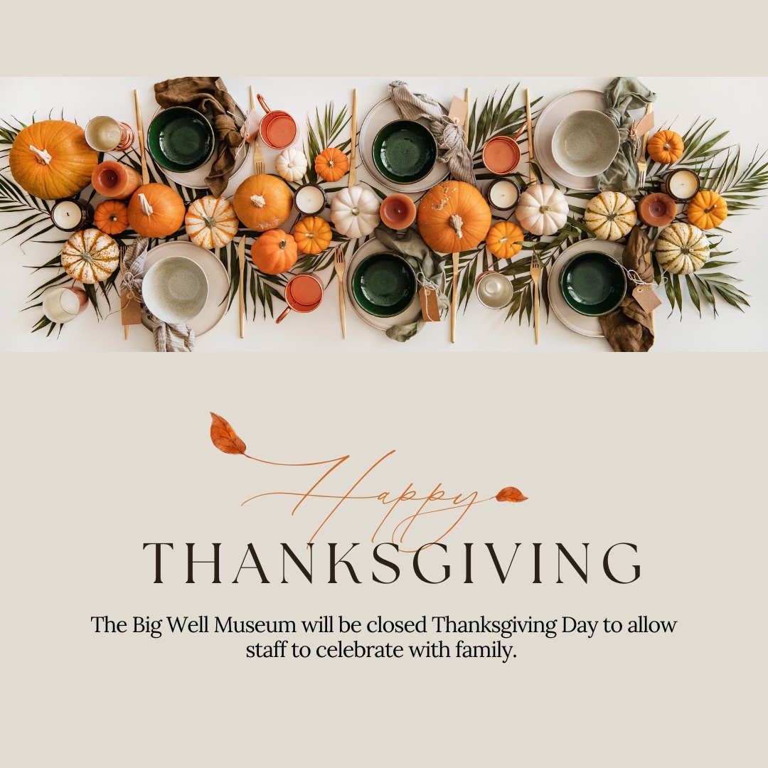 Thanksgiving Day is quickly approaching! Just a reminder that we will be closed that day to celebrate with our families.