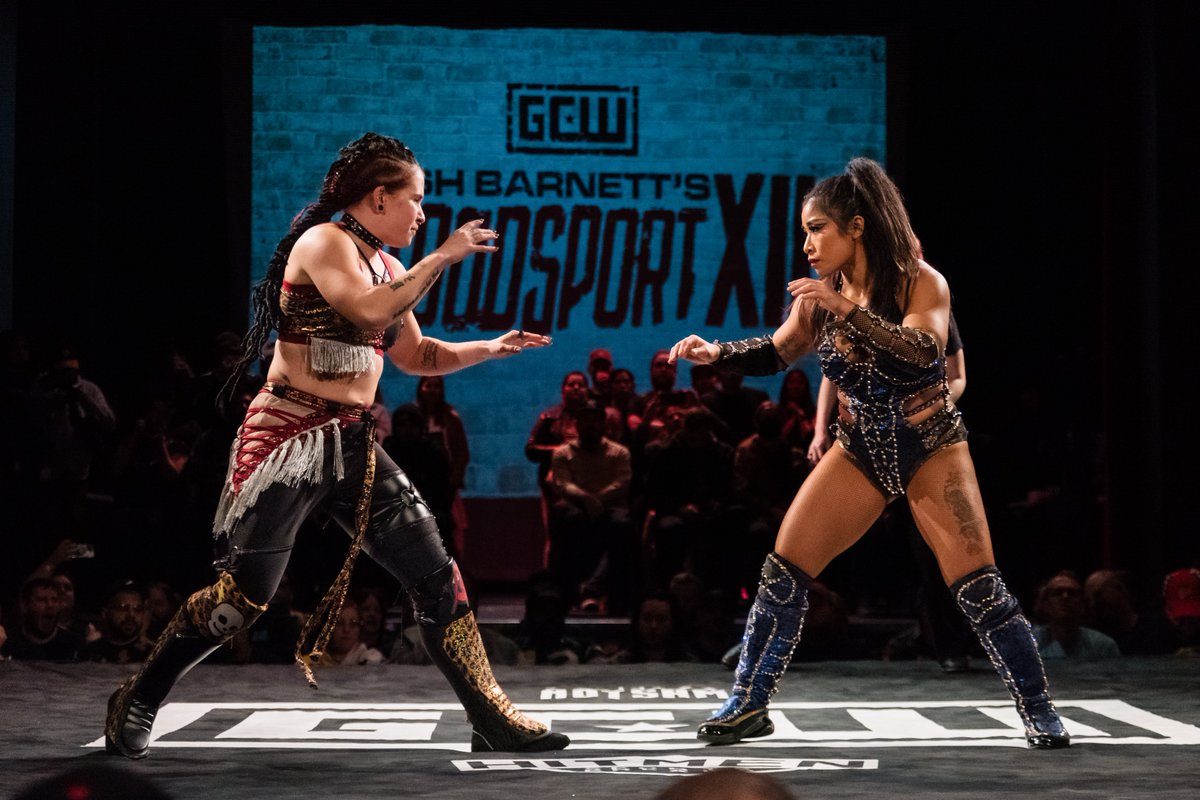 _johnny_apples's tweet photo. #GCW #Bloodsport @mashaslamovich vs @TheLeiYingLee A @ThisIsTNA Women's Championship match at Bloodsport... YES PLEASE!  #JBBS12 https://t.co/HXcUhuK7Lo