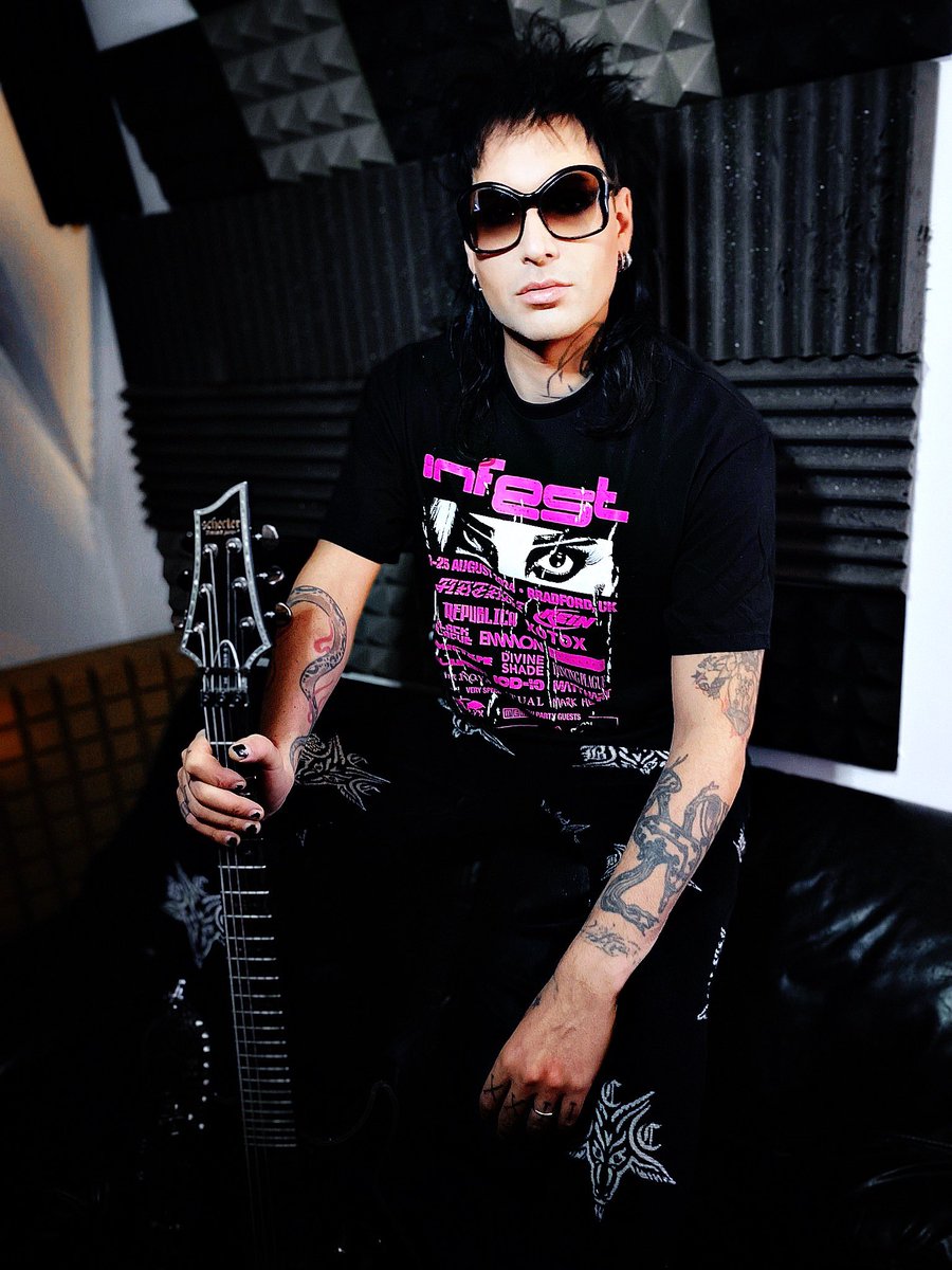 Lilith is what I named my Schecter Hellraiser. 

It’s a great guitar to play for both Goth Rock and Post Punk using different effects and flavours. Drop A# tuned. 

My favourite feature is the feedback pickup nos I can make a hell of a noise anytime I want