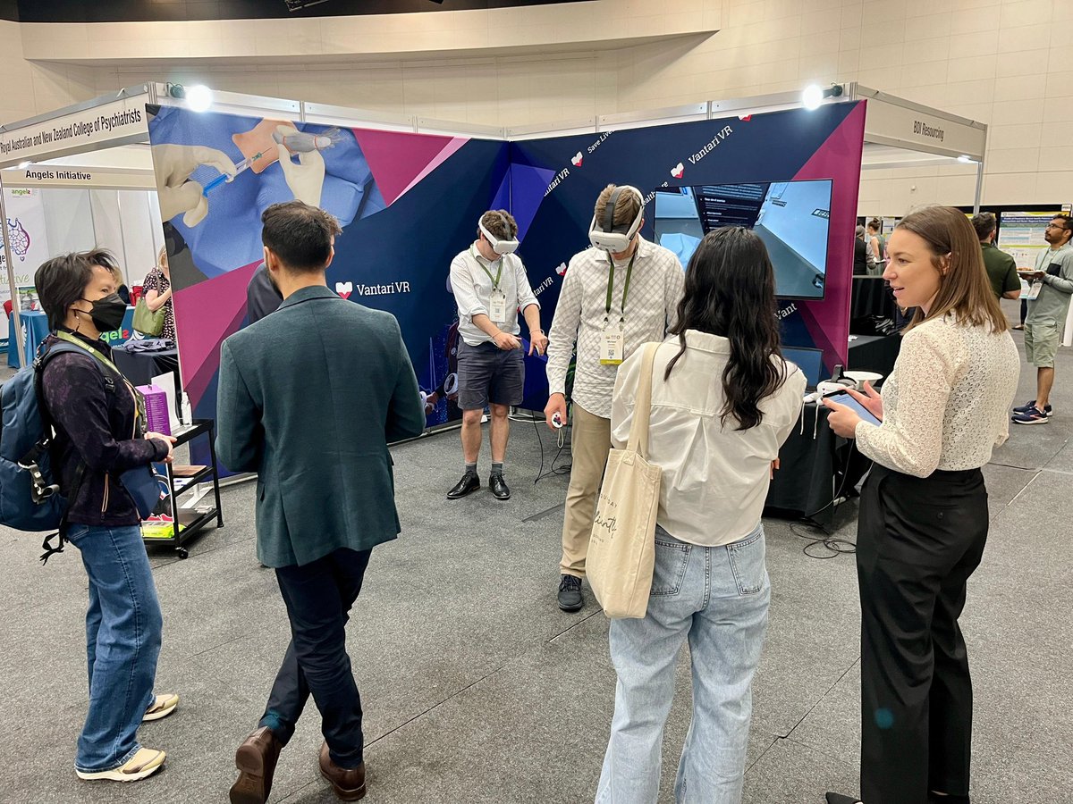 VantariVr's tweet photo. Day 1 recap! @acemonline 

@TWeelderen @ChiranMD @MetaQuestVR 

#emergencymedicine #em #conference #virtualreality #vr #healthcare #simulaton #digitalhealth #innovation #training #education #acem24 https://t.co/UO7RIr2u2l