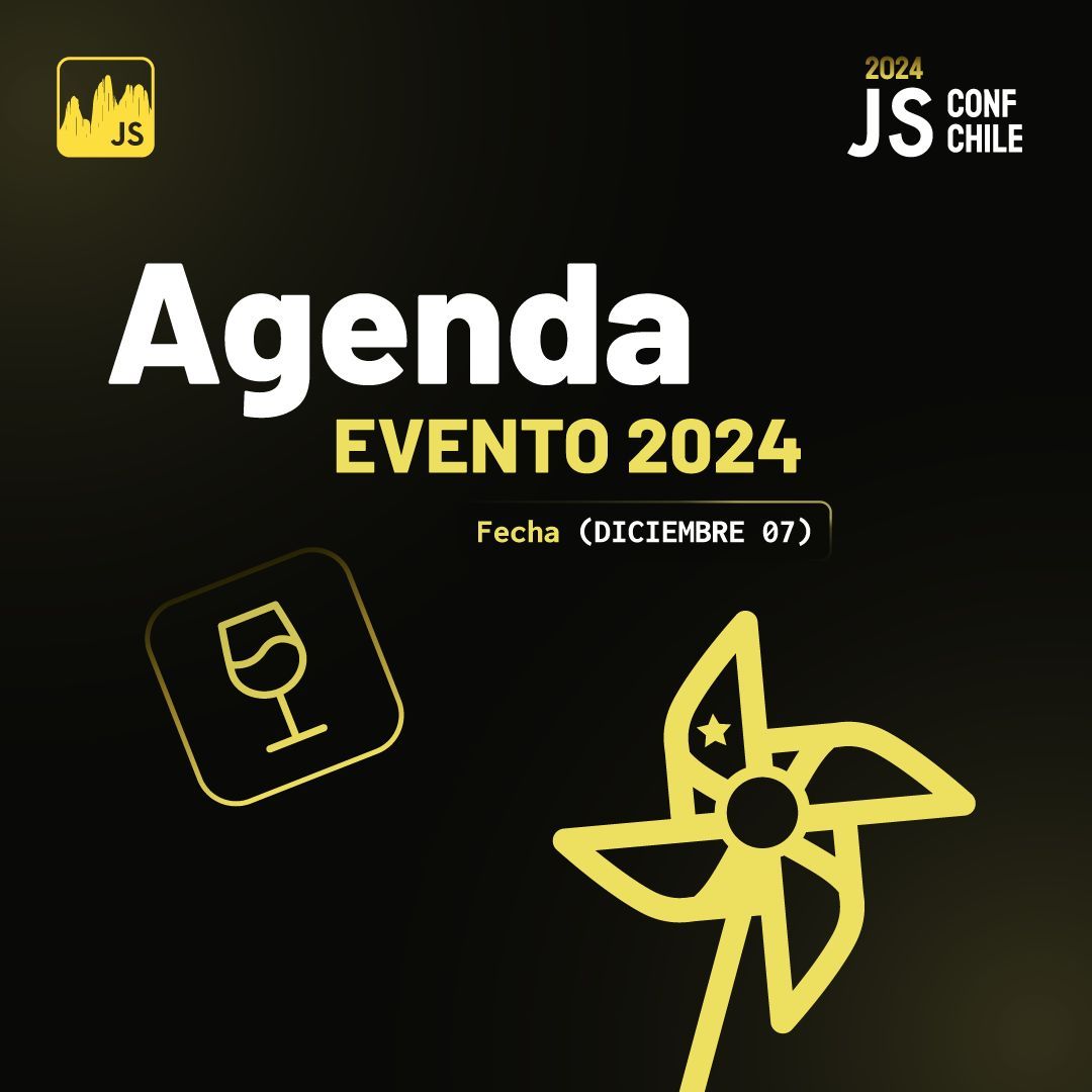 jsconfcl's tweet image. 📅 ¡Día sábado 7 en JSConf Chile 2024! 🚀
El segundo día de la conferencia trae aún más charlas imperdibles y oportunidades de networking que no querrás dejar pasar. 🎉✨