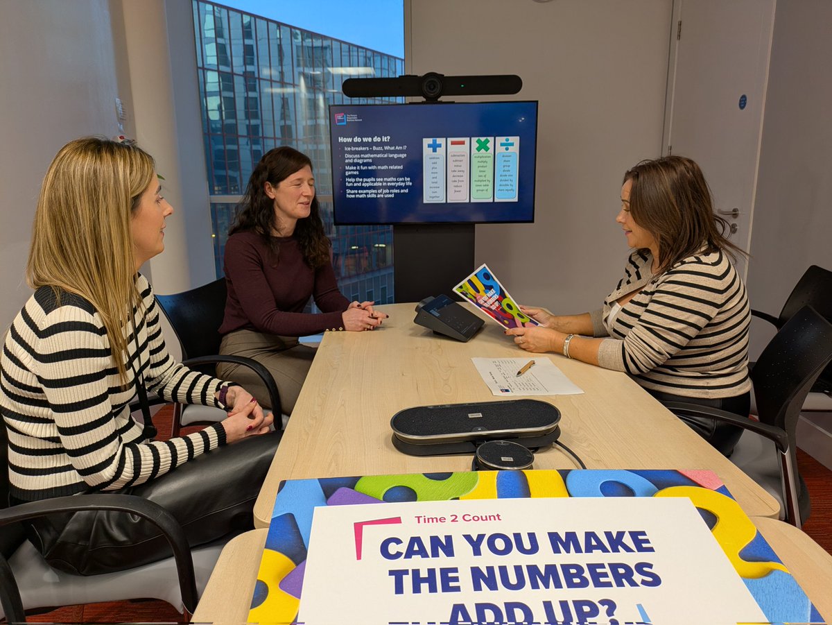 mulgrew_ciara's tweet image. Our new #volunteers from A&amp;amp;O Shearman are hoping to alleviate the stress some pupils experience with maths when they start their @bitcni #Time2Count sessions with
 a local primary school! #BuildingConfidence #MakingMathsFun ➕➖✖️➗