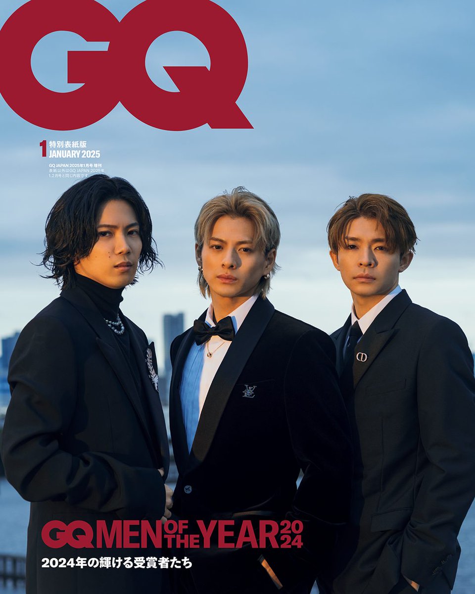 表紙解禁（1月号 特別表紙版）】 11月29日（金）発売の『GQ JAPAN』1