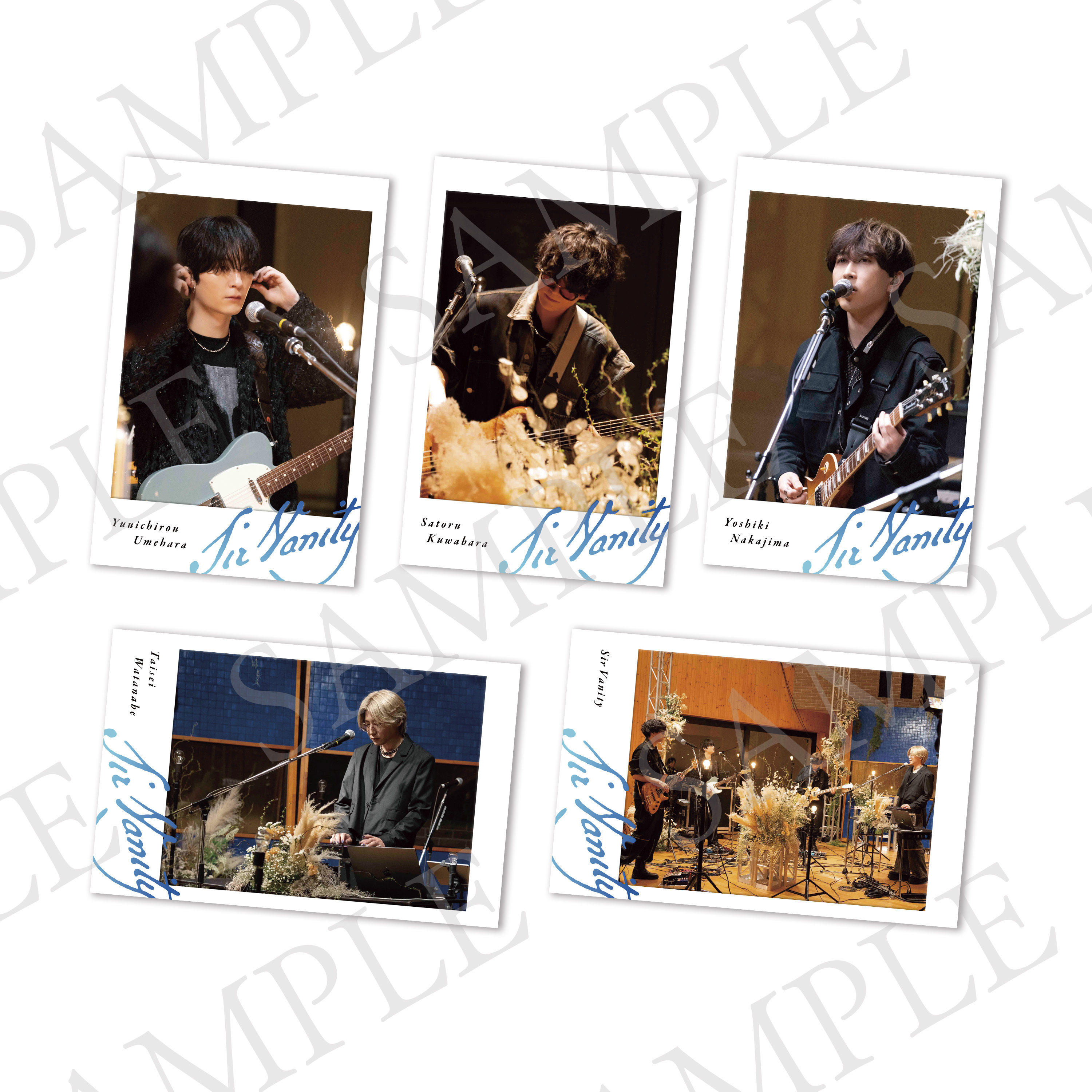 梅原裕一郎 Sir Vanity チェキ Sir Vanity チェキ風カード 梅原裕一郎 ▽PCI MUSIC通販 特典