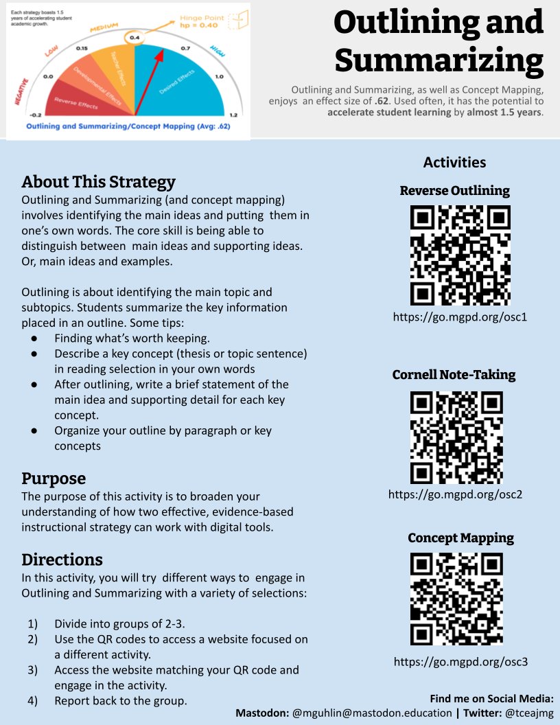 📝✨ Want to boost your students' comprehension skills? Check out these engaging activities for outlining and summarizing! Help students distill information, identify key points, and improve their writing skills. 

sbee.link/ubqjv8nr3y
#ela #teachertwitter #k12 #writing
