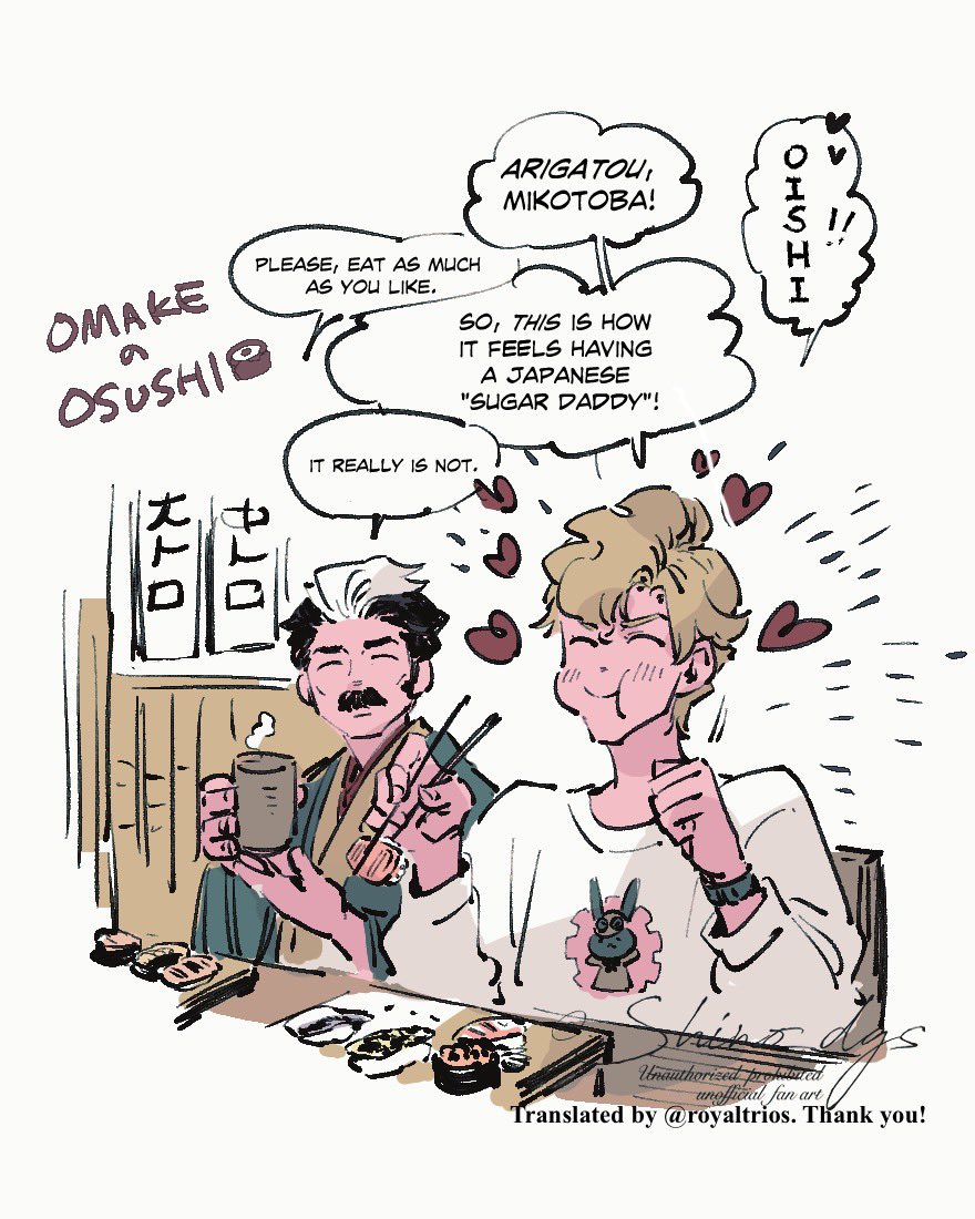 shino_dgs's tweet photo. Partner's arrival in Japan.(modern au)
Thank you for the translation! https://t.co/Lo9zC2HbbD