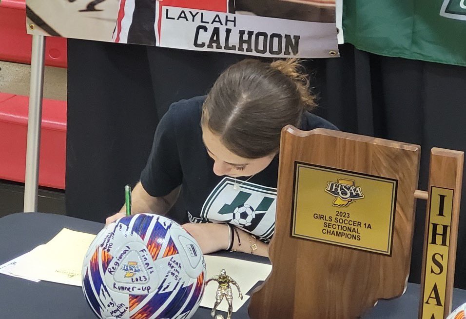 ⚽️ HUWS RECRUIT ⚽️
Name: Laylah Calhoon
Hometown: Ladoga, Indiana
High School: Bethesda Christian High School
Club Team: Indy Premier
Position: Midfield
Anticipated Major: Graphic Design