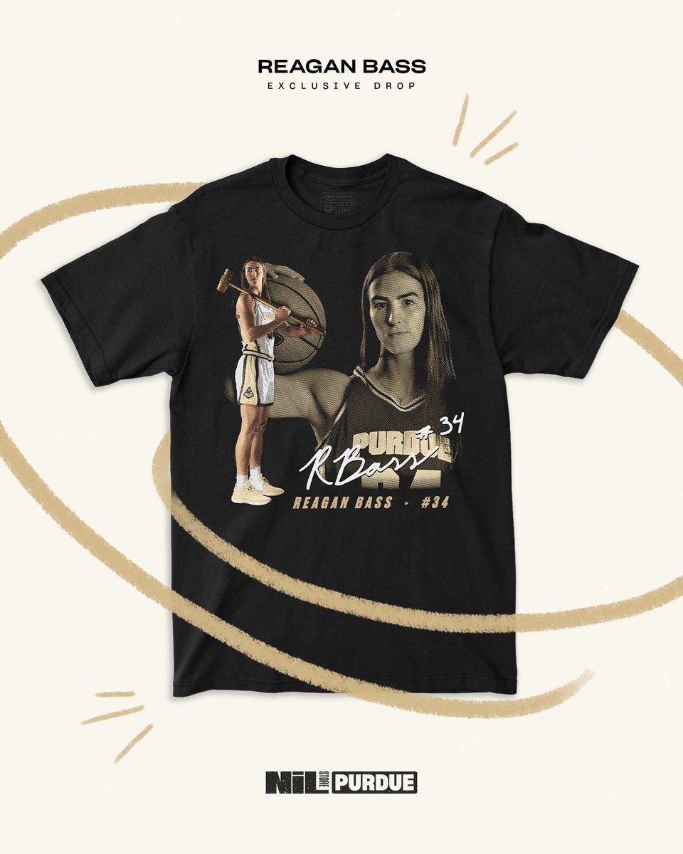 Things are heating up for <a href="/PurdueWBB/">Purdue Women's Basketball</a> and <a href="/ReaganBass34/">Reagan Bass</a> before they head to Ft. Myers 🌴 

Don’t miss out on this addition to her locker room! 

purdue.nil.store/products/exclu…