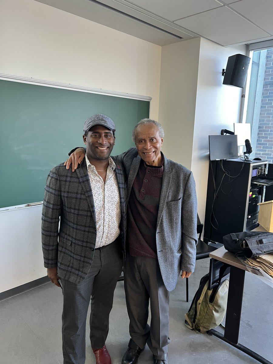 Adrian Harewood (@caradrianh) on Twitter photo My Dad, John Harewood, turned 88, a few days ago. For 9yrs. beginning in 1974 he was a national columnist for CONTRAST, then the largest circulation Black newspaper in Canada. Today, 50 yrs later,he spoke to my <a href="/JSchool_CU/">Carleton J-School</a> History of Black Canadian Journalism class. It was grand. My Dad, John Harewood, turned 88, a few days ago. For 9yrs. beginning in 1974 he was a national columnist for CONTRAST, then the largest circulation Black newspaper in Canada. Today, 50 yrs later,he spoke to my <a href="/JSchool_CU/">Carleton J-School</a> History of Black Canadian Journalism class. It was grand.