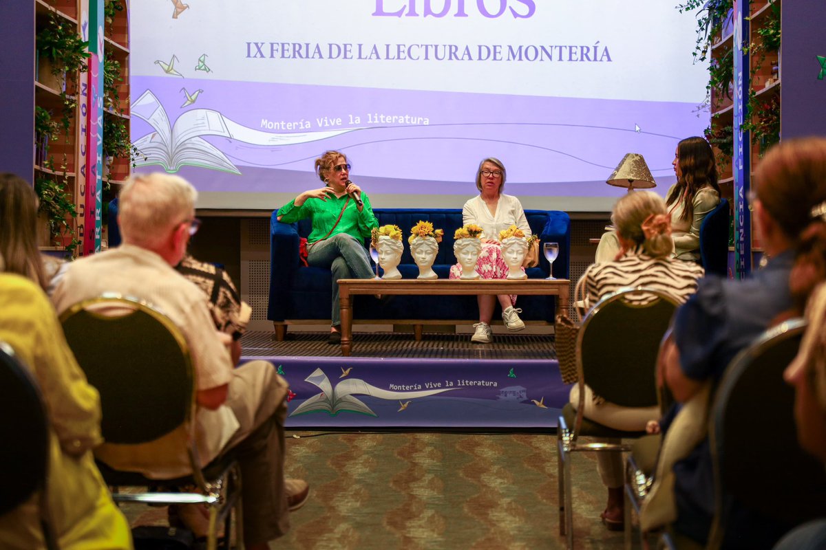 Unriodelibros's tweet photo. Revive algunos momentos de Un Río de Libros 2024 📚, la 9.ª Feria de la Lectura de Montería. Desde conversatorios inspiradores 🗣️ hasta presentaciones artísticas inolvidables 🎭, celebramos juntos la pasión por la lectura y la cultura. https://t.co/VYanAF7QNW