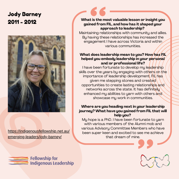 🌟 Introducing Stories of Leadership 🌟
The Fellowship for Indigenous Leadership has been privileged to support and walk alongside Aboriginal and Torres Strait Islander leaders across Victoria. #IndigenousLeadership #21YearsOfImpact #StoriesOfLeadership #FirstNationsLeaders