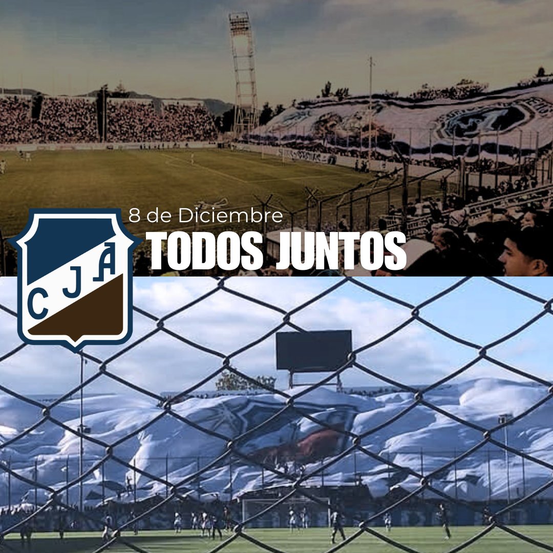 EL 8 DE DICIEMBRE TODOS A LA CANCHA
 🟦⬜🟫

La idea de este partido con las glorias de Juventud es para poder sanear todo tipo de deudas en #JuventudAntoniana 

📝Anoten: 8 de diciembre a las 16 en el estadio Padre Martearena. 

#RevolucionAntoniana