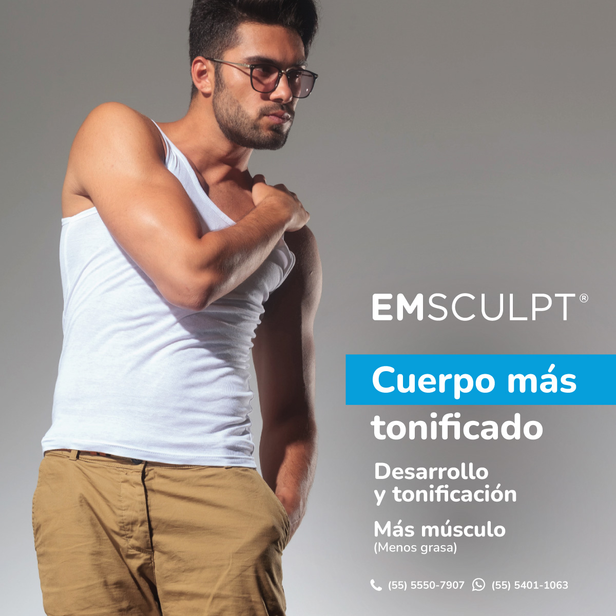EmsculptMexico's tweet photo. ¿Sabes cómo Conseguir un Cuerpo de Tonificado Sin Cirugía?.

Emsculpt® cuenta con 15 estudios clínicos completados en todo el mundo, los cuales aseguran la seguridad y eficiencia del dispositivo.

#PerfectBody #CuerpoTonificado #DesarrolloMuscular #TonificacionMuscular #TonedBody https://t.co/UN9YEcWtox