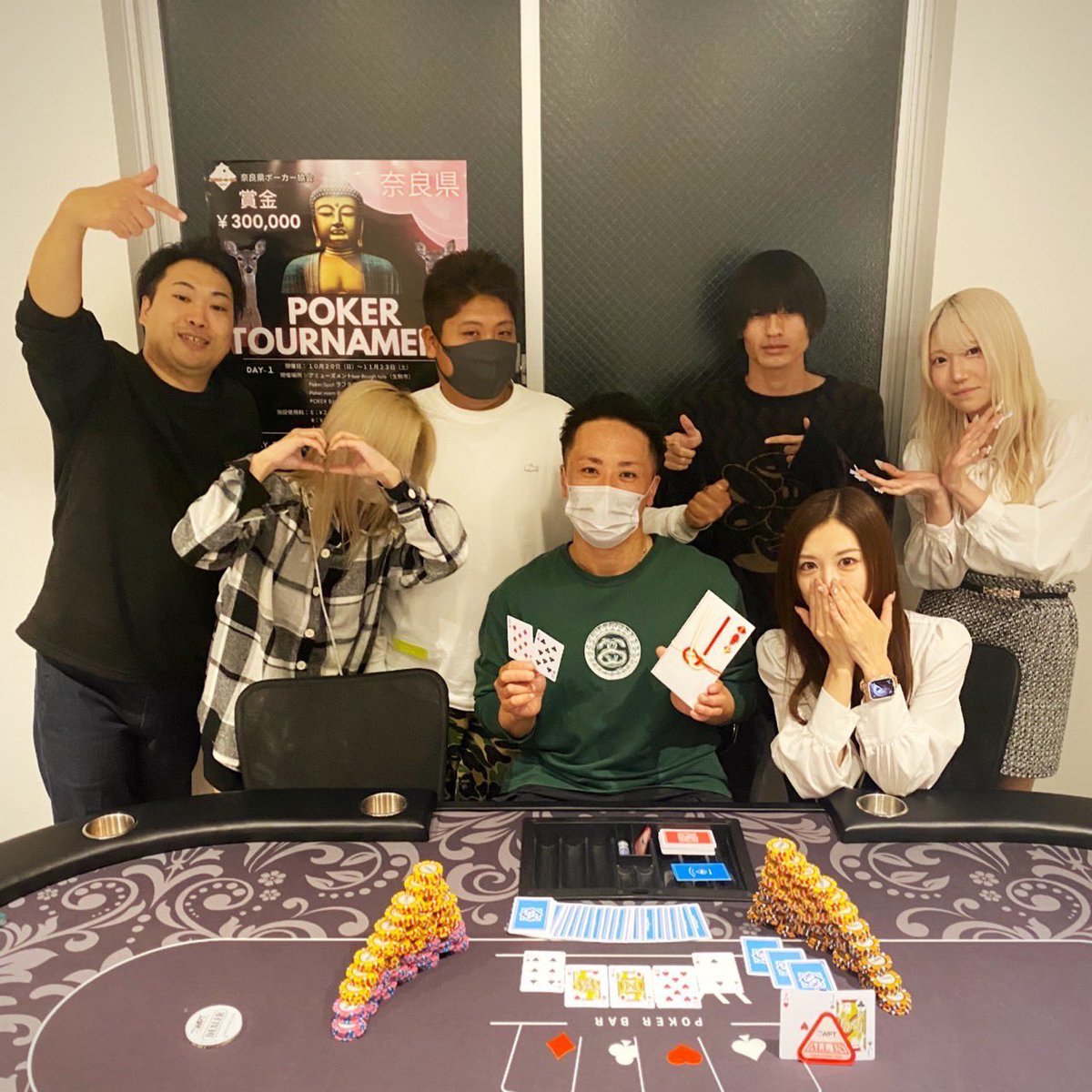 優勝できました🏆　#npt

来月も参加します！<a href="/narapoker/">奈良ポーカー連盟</a>