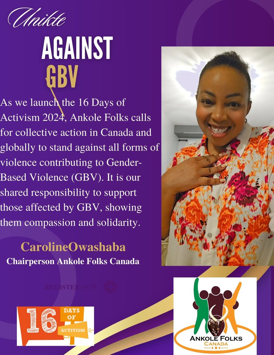 Ankole Folks Canada (@ankolefolks_on) on Twitter photo It's our responsibility as the community to keep girls and women safe! #16DaysOfActivism #16DaysOfActivism2024 #UNwomen #Canada #Wage <a href="/GirlsNotBrides/">Girls Not Brides</a> <a href="/UConnekt/">UbuntuConnekt</a> <a href="/WeWomenTogether/">We</a> It's our responsibility as the community to keep girls and women safe! #16DaysOfActivism #16DaysOfActivism2024 #UNwomen #Canada #Wage <a href="/GirlsNotBrides/">Girls Not Brides</a> <a href="/UConnekt/">UbuntuConnekt</a> <a href="/WeWomenTogether/">We</a>