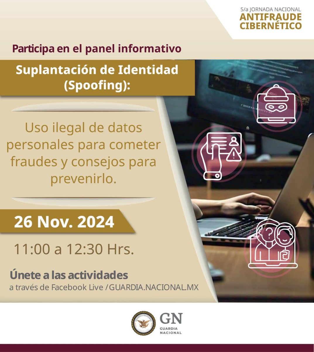CelesteSaenzM's tweet image. ⁦@GN_MEXICO_⁩ #Spoofing #SuplantaciónDeIdentidad