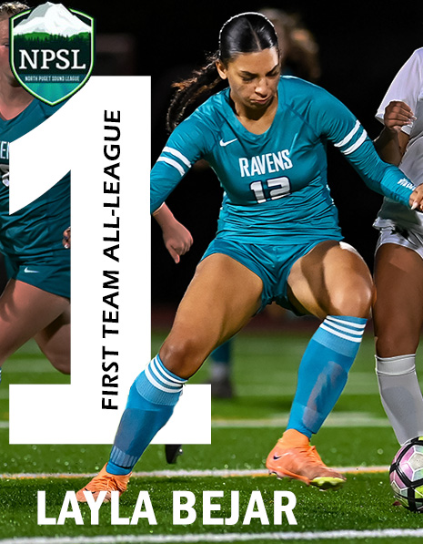 Congratulations to Layla on being named NPSL first team all-league for the second year in a row! What an amazing combination of Raven toughness and skill! #Ravenpride