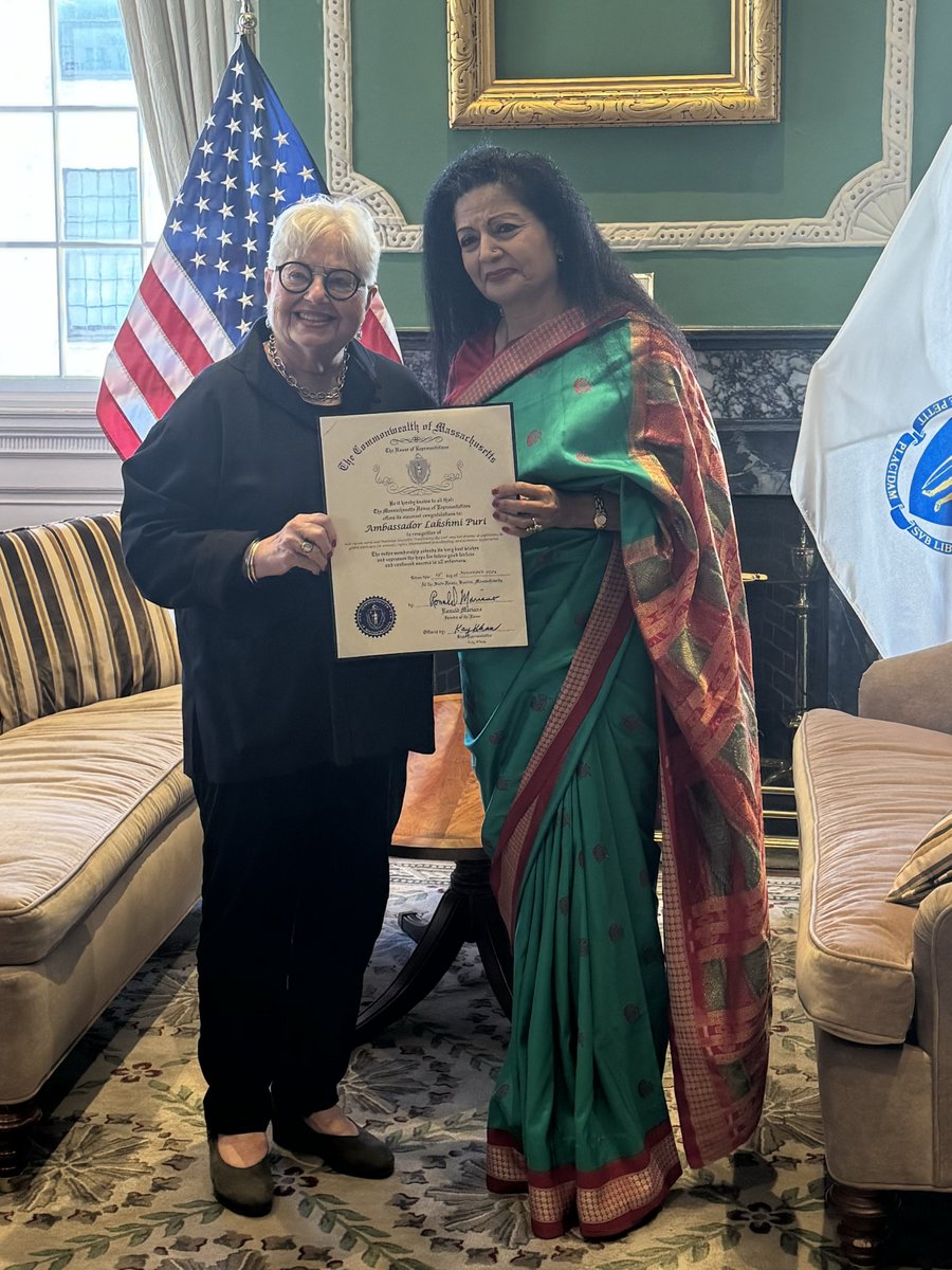 prisocent's tweet photo. Thank you @lakshmiunwomen ji for joining us @ #MAStatehouse for Meet&Greet hosted by @RepKayKhan @HannahEKaneMA Senator Joan Lovely & @MAWomensCaucus & for fireside chat hosted by students @Kennedy_School, #Indiacacus & @MittalInstitute for your debut novel Swallowing The Sun. https://t.co/N1AziPRyRD