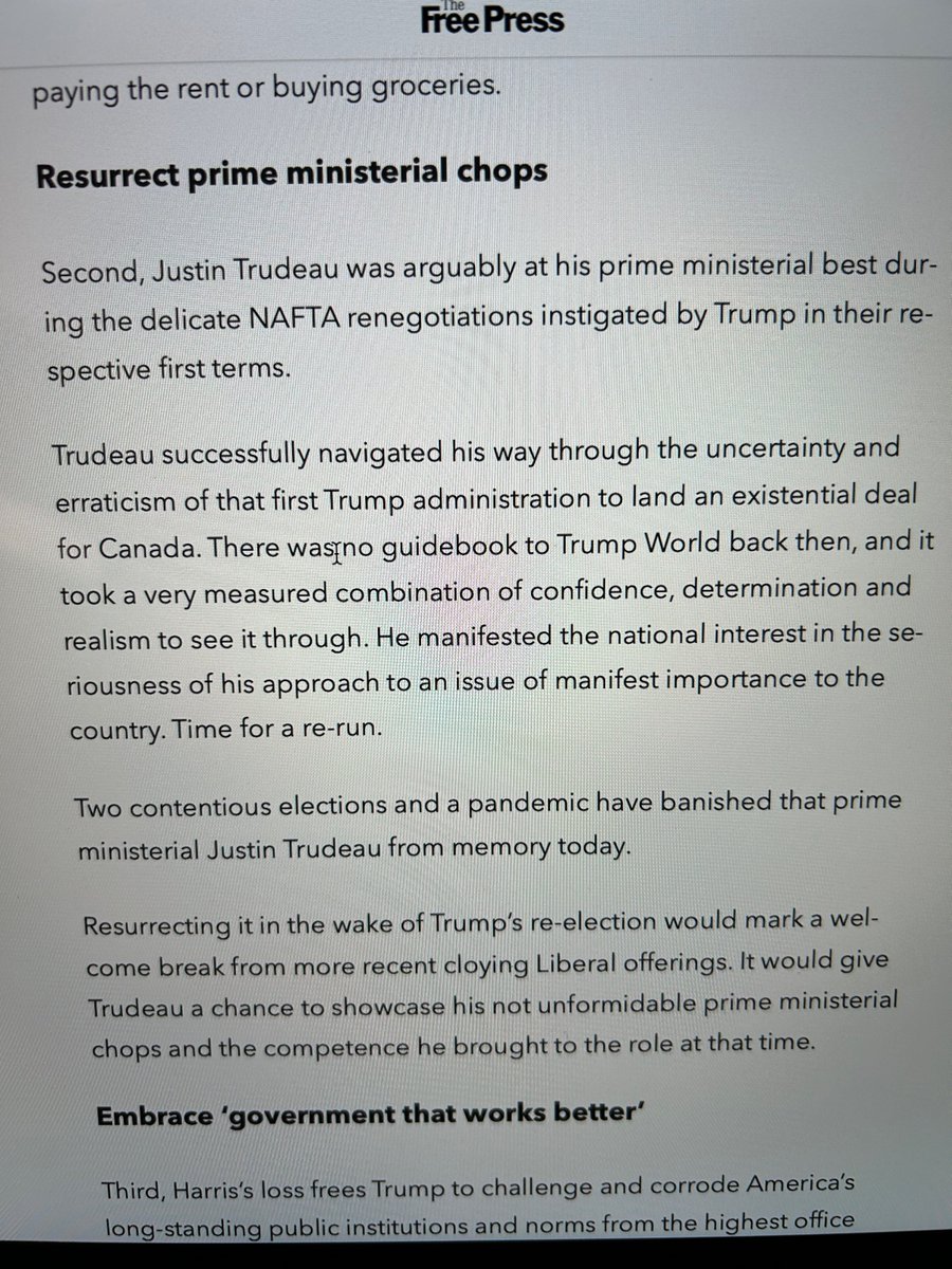How <a href="/JustinTrudeau/">Justin Trudeau</a> should respond to Trump Tariffs.

From my recent article in <a href="/WinnipegNews/">Winnipeg Free Press</a>: winnipegfreepress.com/opinion/analys…