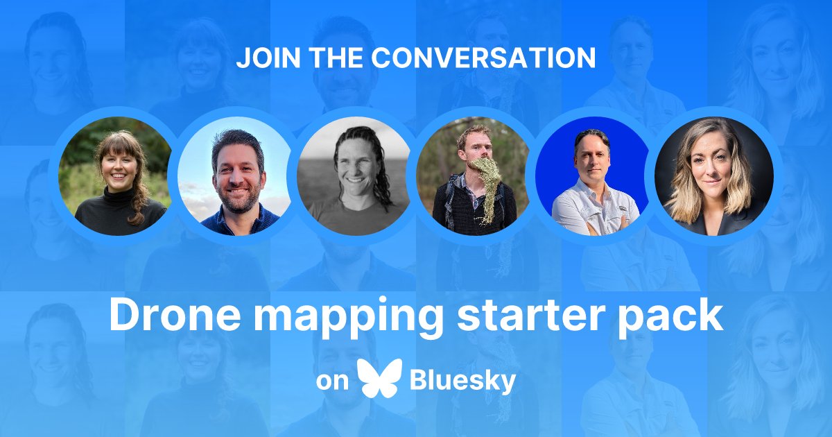 There's plenty of #remotesensing #Earthobservation #geospatial #dronemapping peeps elsewhere 🦋.   

Keep up with the convo
bsky.app/starter-pack-s…