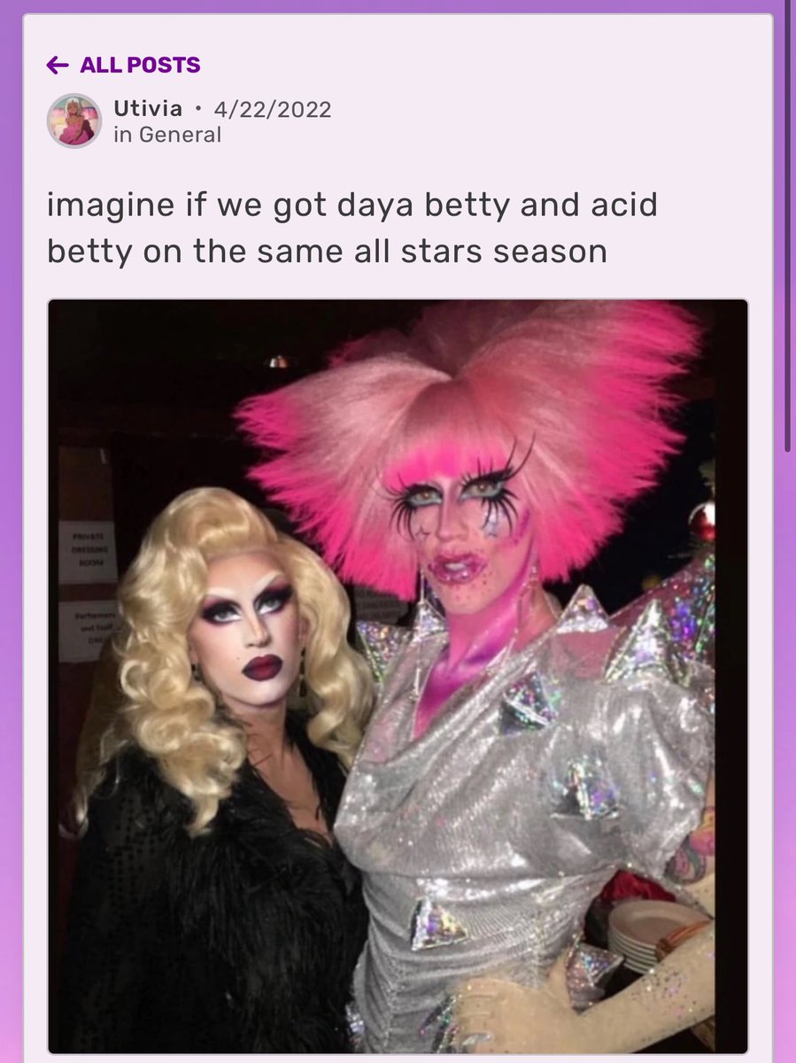 I wonder how Utivia is doing today 
.
.
.
#DragRace #rupaulsdragrace #dragraceallstars #as10