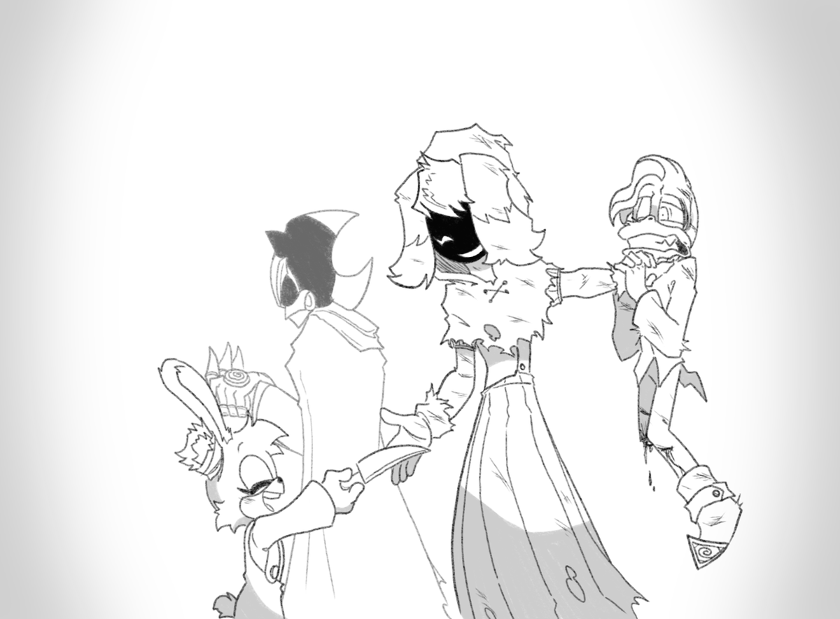 EXE_DeadSouls's tweet photo. "Thank you darling, now remember to close your eyes, mommy don't want you to see this <)"
Drawing by @te_kbar featuring Vanilla & Rusty (@gruntsificador)
To post something XD
#RustBetweenTesticles #IDWPassed #sonicau #AU #IDWSonic https://t.co/VU3hFbOo8X