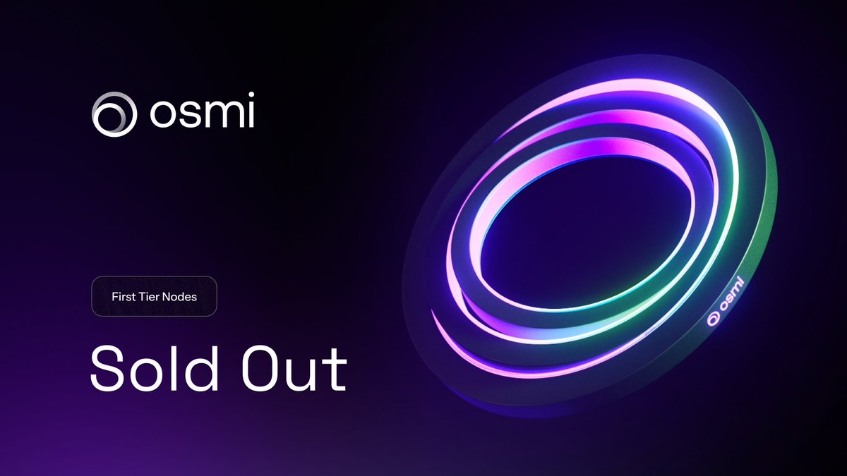 osmi_ai's tweet image. Wow, this just happened...

1000 new node operators.
3,750,000 $OSMI burnt.

AI truly belongs to all of us.