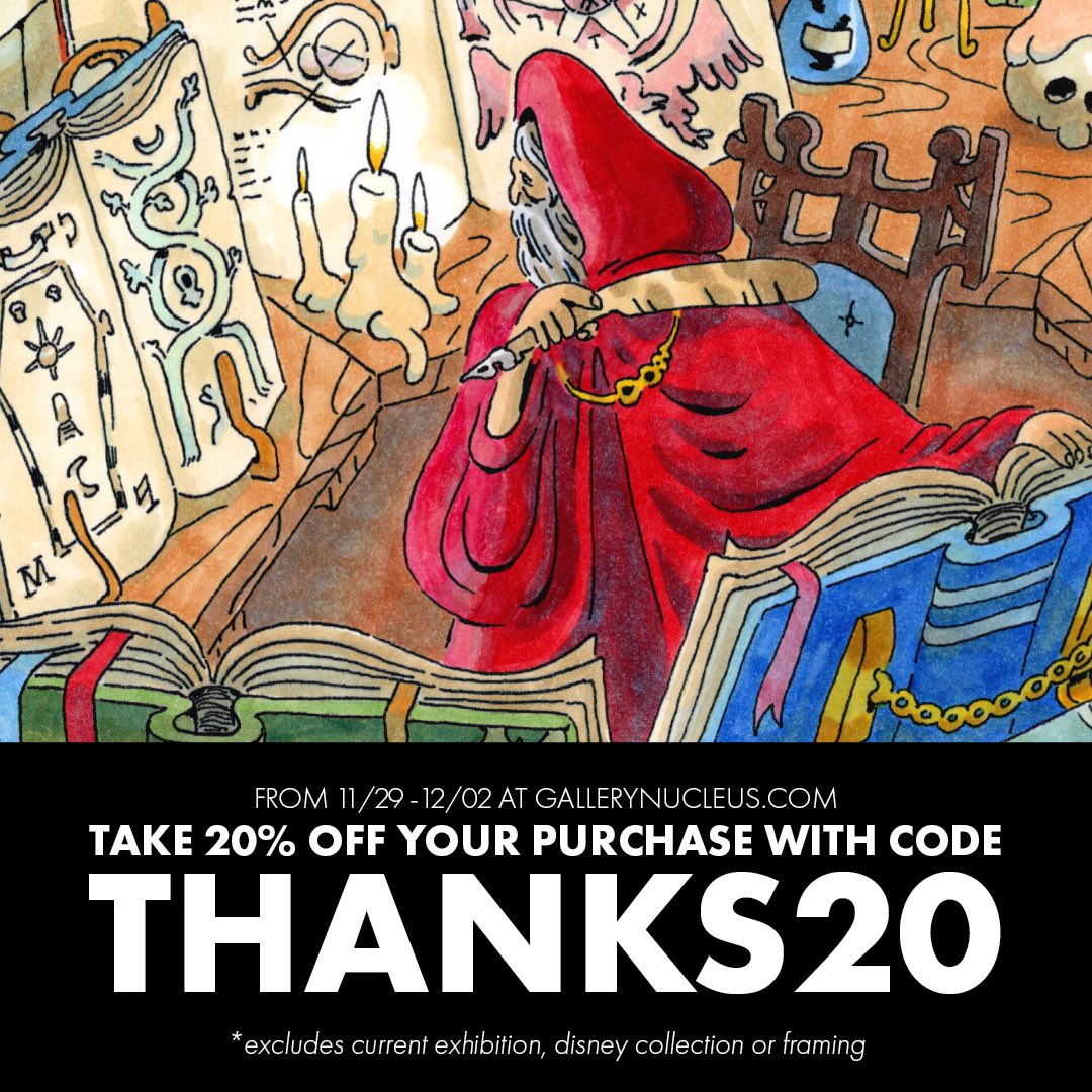 20% off my work listed with Nucleus at gallerynucleus.com/artists/tom_hu…