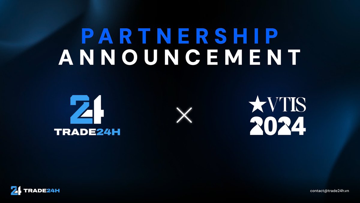 trade24h_vn's tweet photo. 🔈Partnership Announcement: Trade24h &amp; VTIS

We are pleased to announce that @trade24h_vn officially becomes a Media Partner of #VTIS, supporting the mission for global technology development

Official: https://t.co/eZriRhn37G

#Trade24h #VTIS2024 #Web3 https://t.co/GXdy8BsMm2