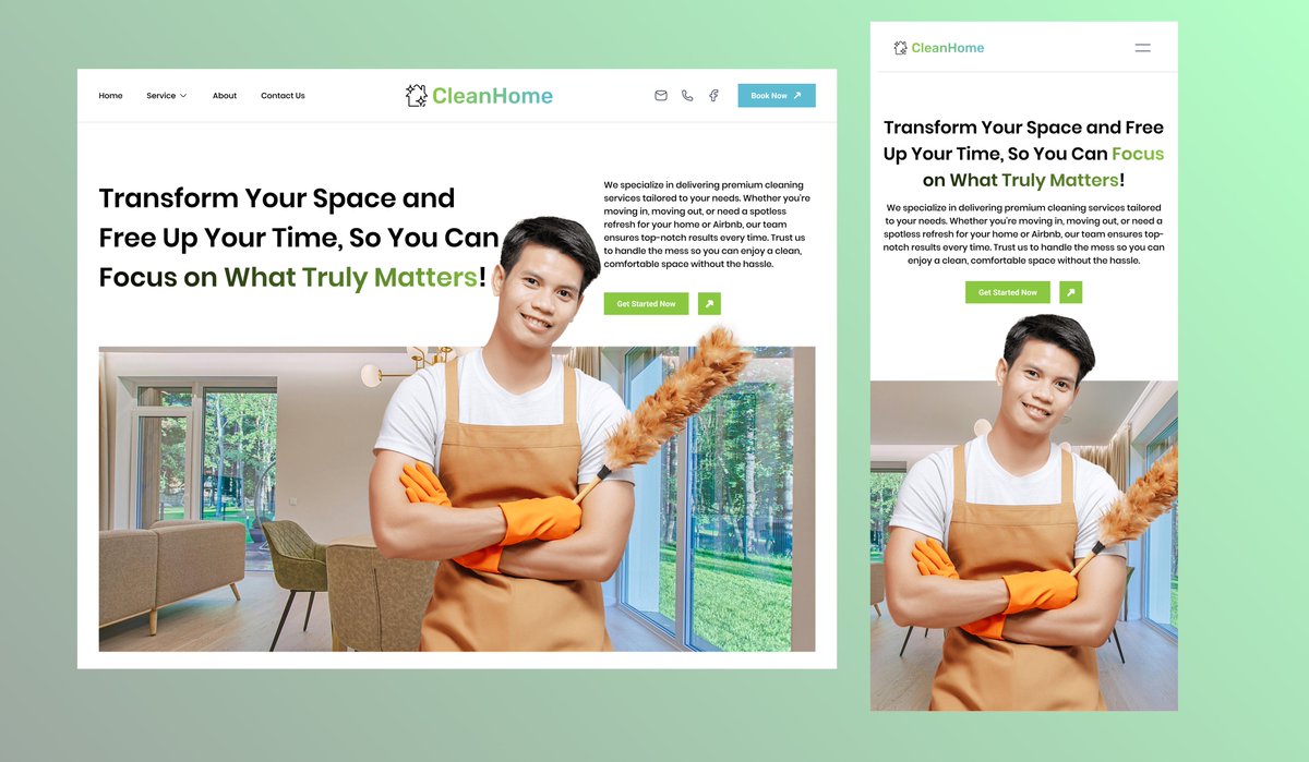 December is near.
Let clean home.