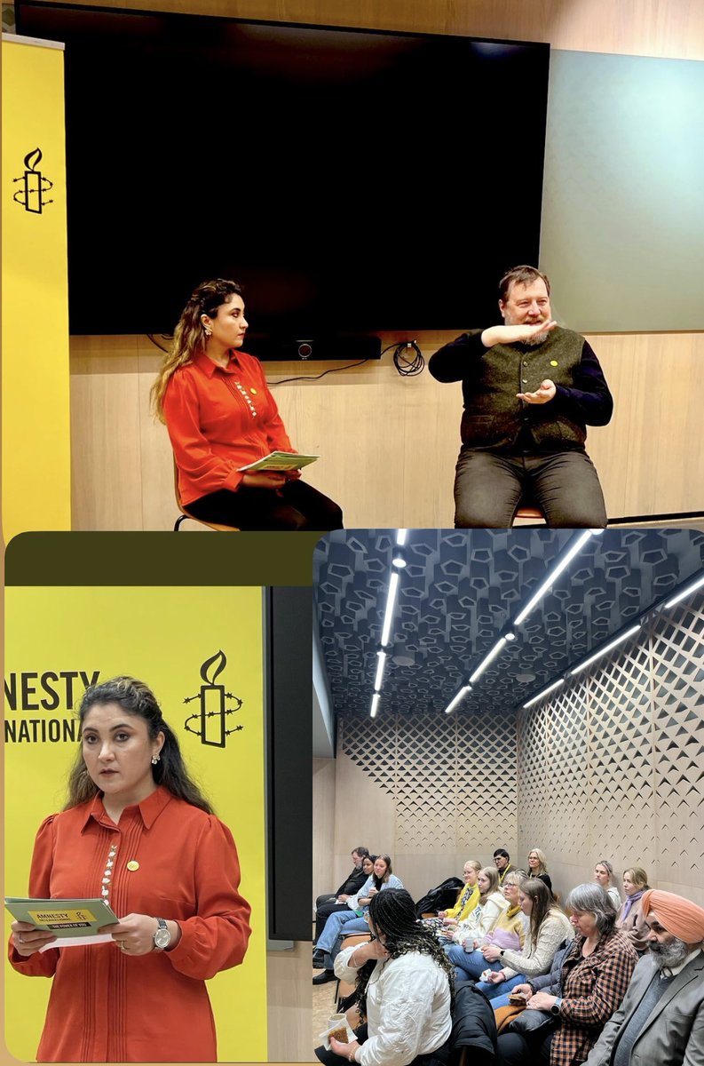 به مناسبت روز جهانی حذف خشونت علیه زنان، ما در گروه حقوق زنان عفو بین‌الملل ناروی، بحث مهمی را درباره به رسمیت شناختن آپارتاید جنسیتی به عنوان جنایت علیه بشریت در افغانستان با اشتراک مشاور سیاست‌گذاری عفو بین‌الملل ناروی <a href="/Amnesty_Norge/">Amnesty Norway</a> برگزار کردیم. <a href="/UN/">United Nations</a> #GenderApartheid