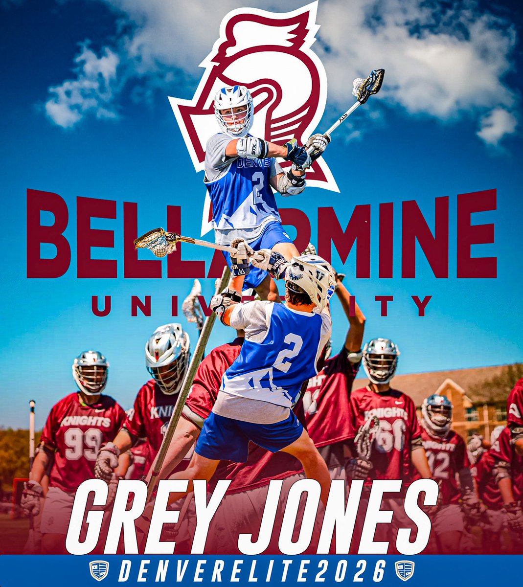 Congratulations to DE 2026 Mid, Grey Jones, for his recent commitment to Bellarmine University! We are excited to see what Grey accomplishes in his next chapter on the field, and in the classroom.