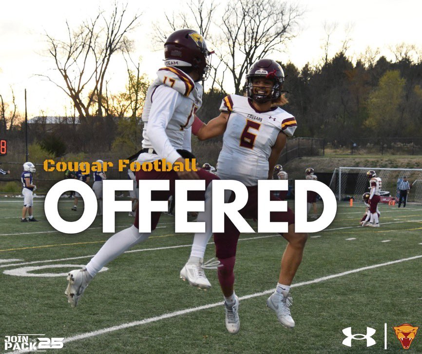 Mason Wayne (@masonwayne_13) on Twitter photo After a great talk with <a href="/Coach_Gehlen/">Nate Gehlen</a> and <a href="/CoachHGlenn/">Hunter Glenn</a>, I’m blessed to receive an offer to play football at The University of Minnesota Morris! <a href="/UMMFootball/">Minnesota Morris Football</a>
Thank you to the coaching staff for believing in me!
<a href="/PrepRedzoneID/">Prep Redzone Idaho</a>
<a href="/IdahoRecruitHub/">Idaho Recruit Hub</a>
<a href="/MrBurton09/">Jason Burton</a>
<a href="/OwyheeFB/">Owyhee Football</a> After a great talk with <a href="/Coach_Gehlen/">Nate Gehlen</a> and <a href="/CoachHGlenn/">Hunter Glenn</a>, I’m blessed to receive an offer to play football at The University of Minnesota Morris! <a href="/UMMFootball/">Minnesota Morris Football</a>
Thank you to the coaching staff for believing in me!
<a href="/PrepRedzoneID/">Prep Redzone Idaho</a>
<a href="/IdahoRecruitHub/">Idaho Recruit Hub</a>
<a href="/MrBurton09/">Jason Burton</a>
<a href="/OwyheeFB/">Owyhee Football</a>