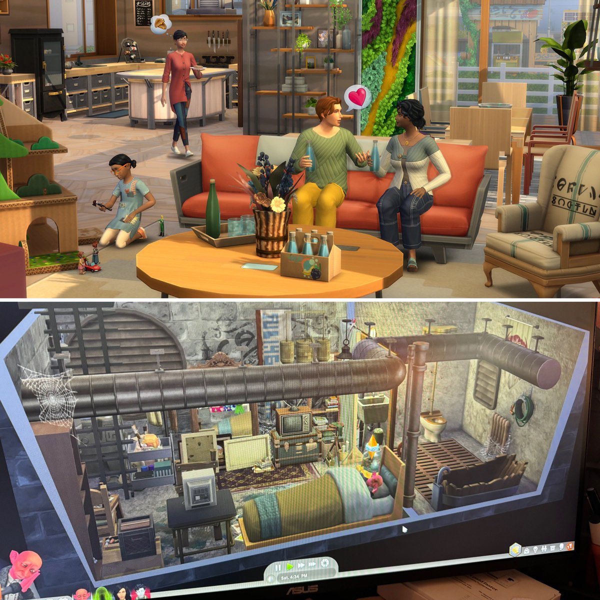 lyxlyon's tweet photo. What they think #Sims4 is like:
What I’m actually doing: https://t.co/2sonkyBLXH