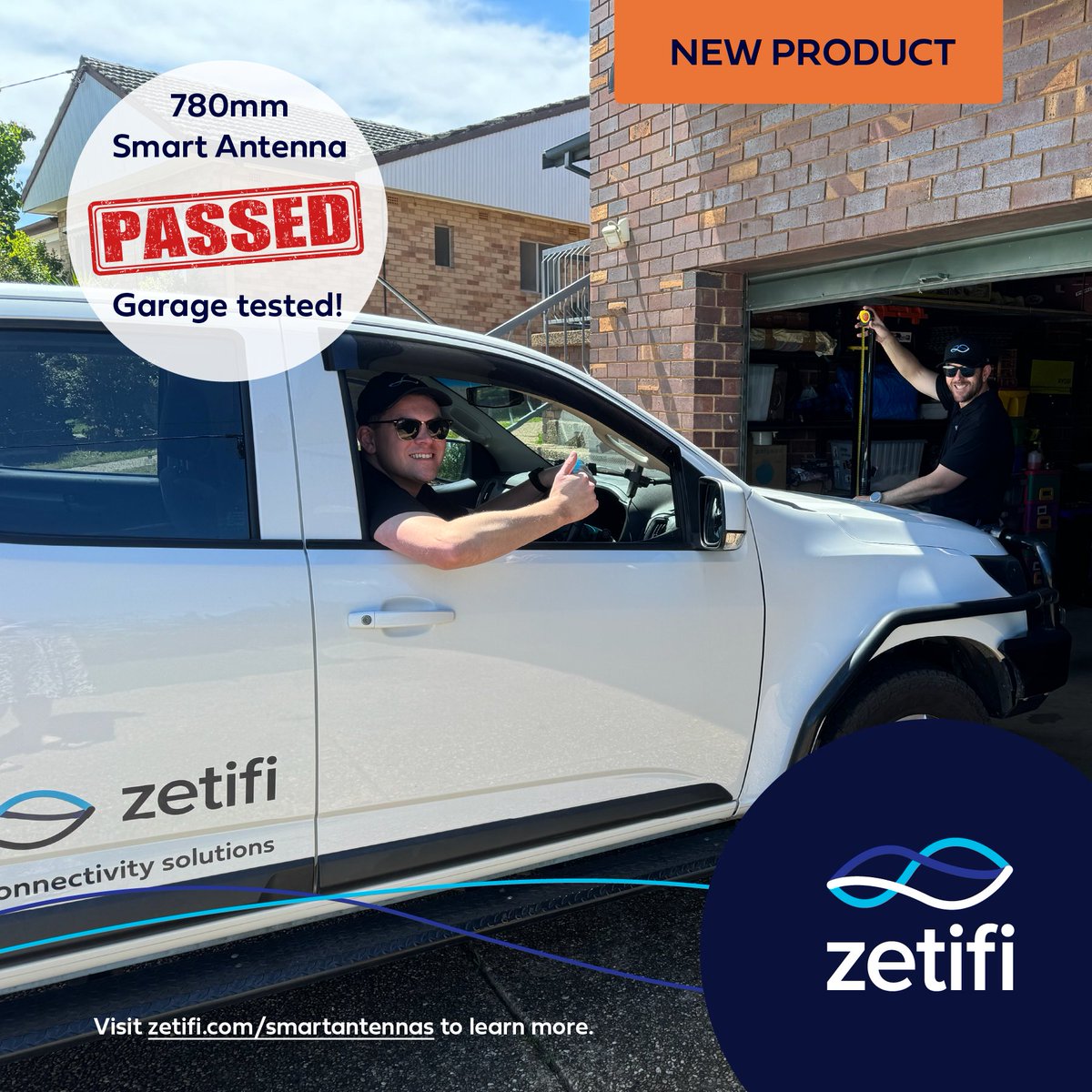 Wondering if our new 780mm Smart Antenna will fit under your garage? Wonder no more, we've done the testing for you! ✅

Learn more or order now: zetifi.com/smartantennas

#ConnectionAwaits #Connectivity #SmartAntennas #Booster #CELFI