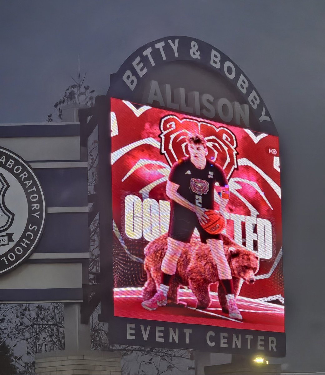 WyattWheeler_'s tweet photo. Had to pull over and get a pic of the @collinclark35 commitment billboard over at Greenwood on Missouri State's campus. Let's go! https://t.co/jaPZIGGIgk