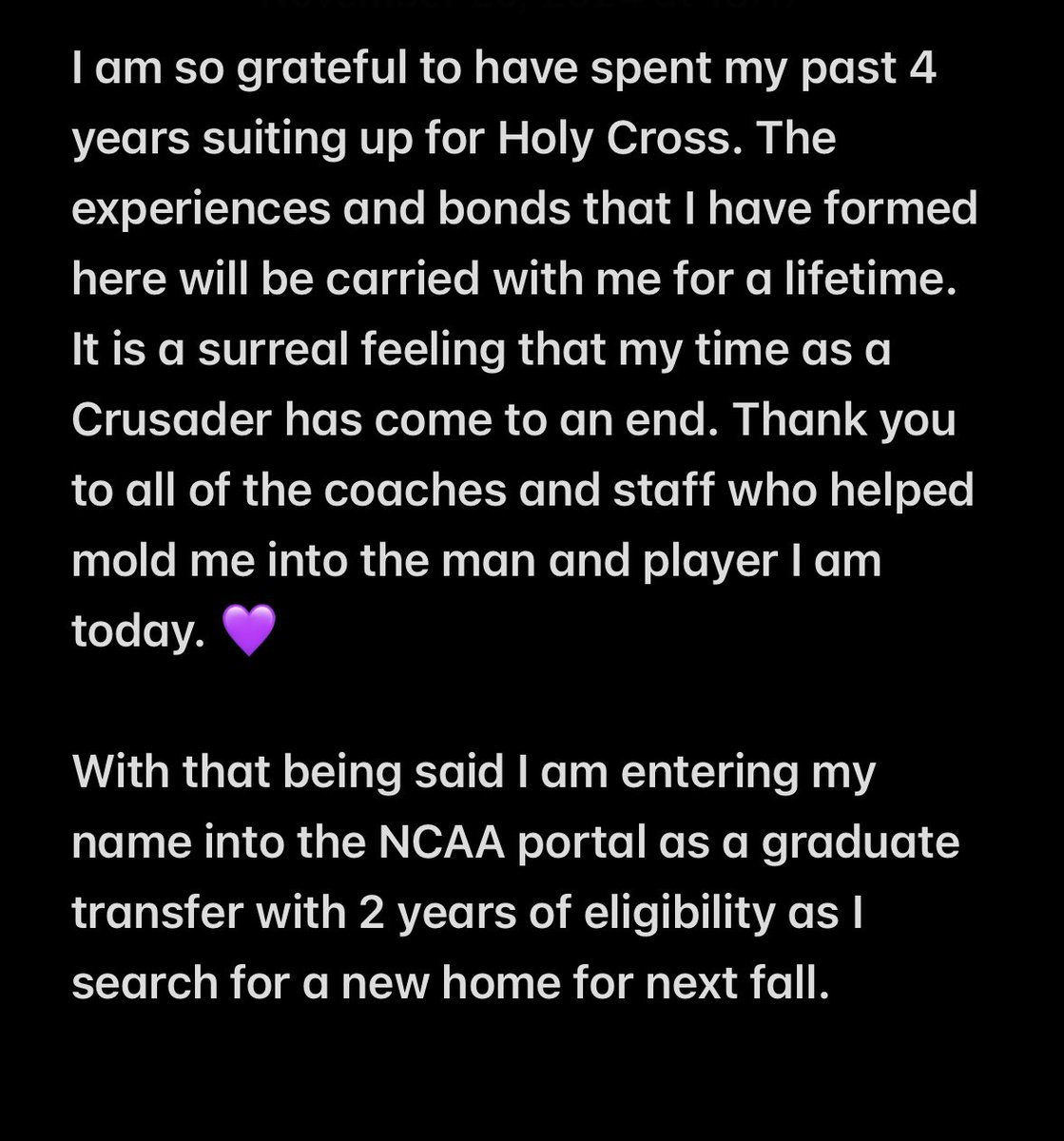 brandoncox6_'s tweet photo. Thank you @HCrossFB for an unforgettable experience over the past 4 years!!! https://t.co/7HZQm4JY7y