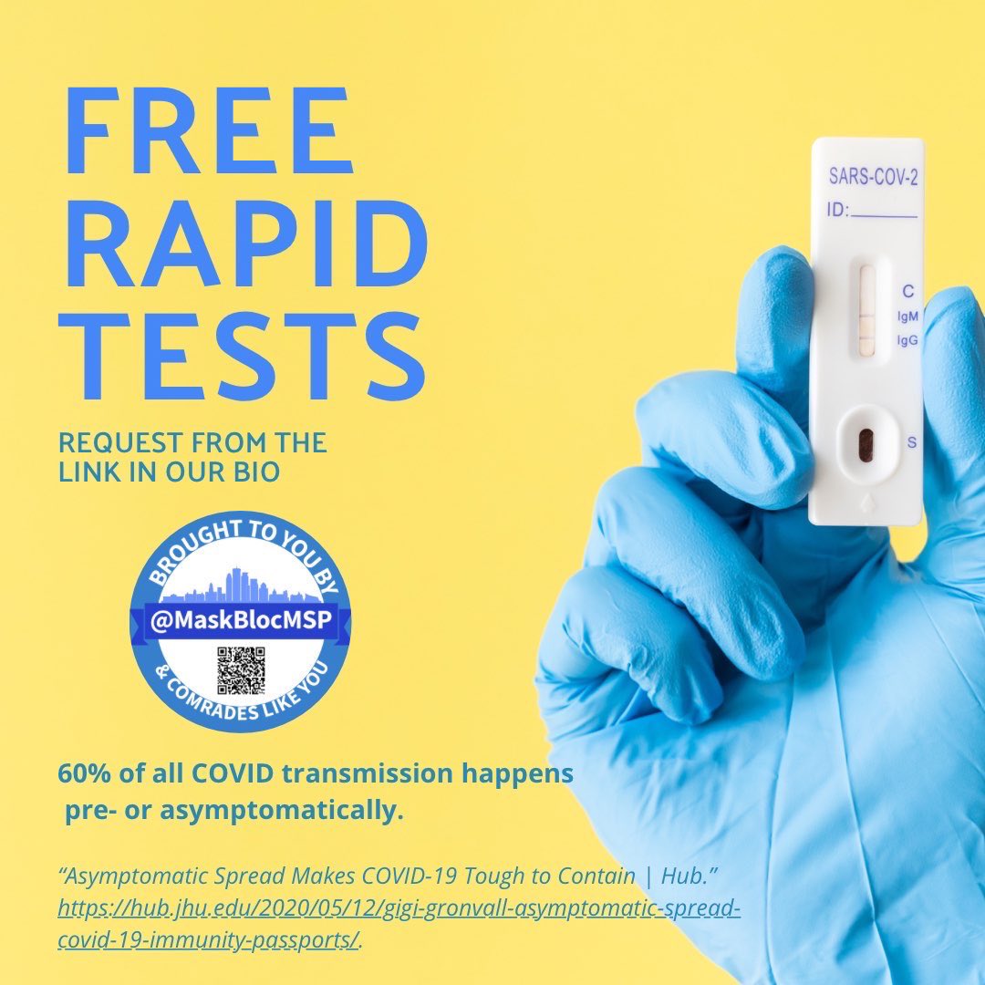 We recently received a LARGE donation of rapid antigen tests that expire at the end of January 2025. Request as many as you and your family need to to get through the holiday season! #HolidayCheer #holidayseason #Covid_19 #CovidIsntOver