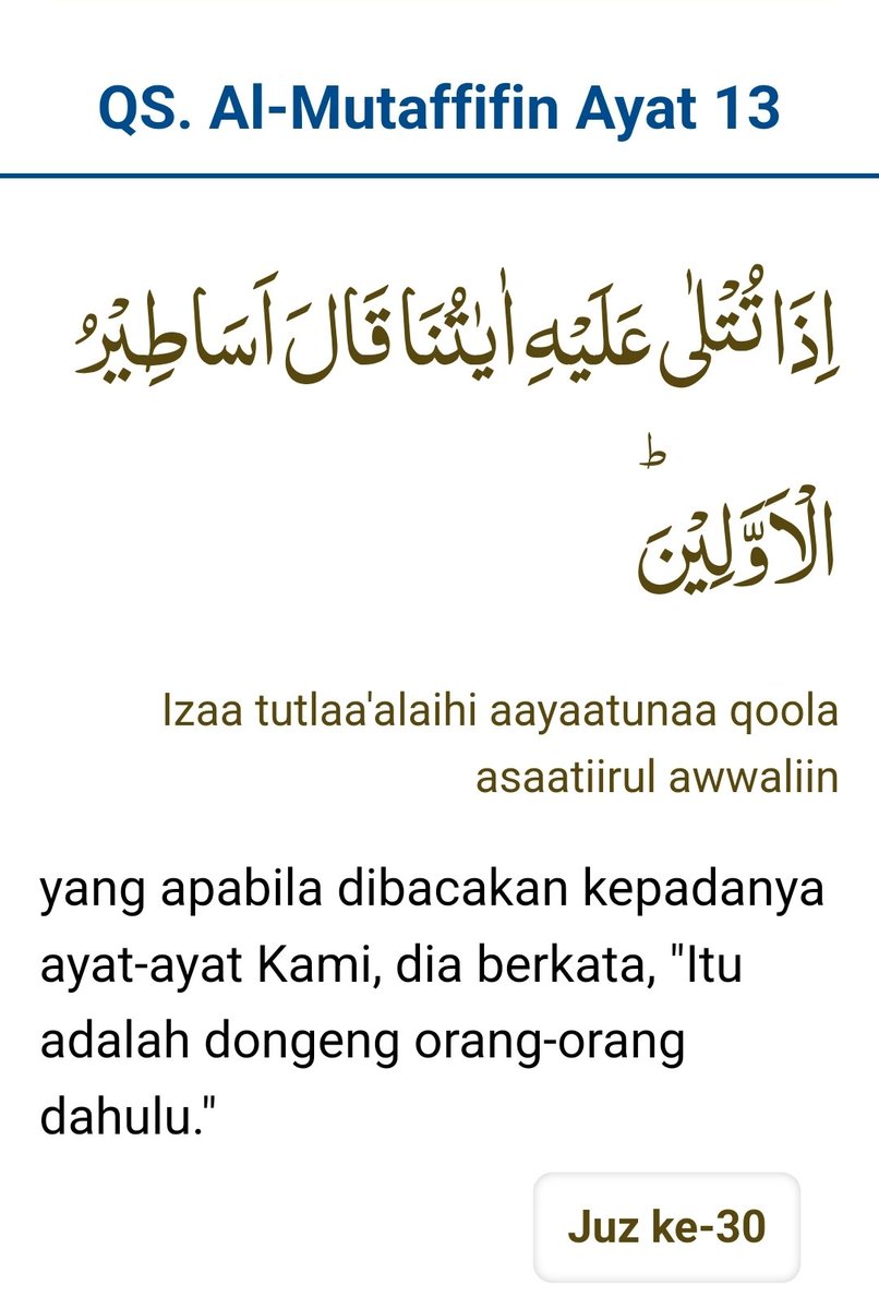 Raka_shiwie's tweet photo. @freethink32 @taosophie Kebenaran Al Qur'an berlaku sepanjang zaman.
Maha Benar Allah dengan segala firman Nya. https://t.co/l9sYGtOlnO
