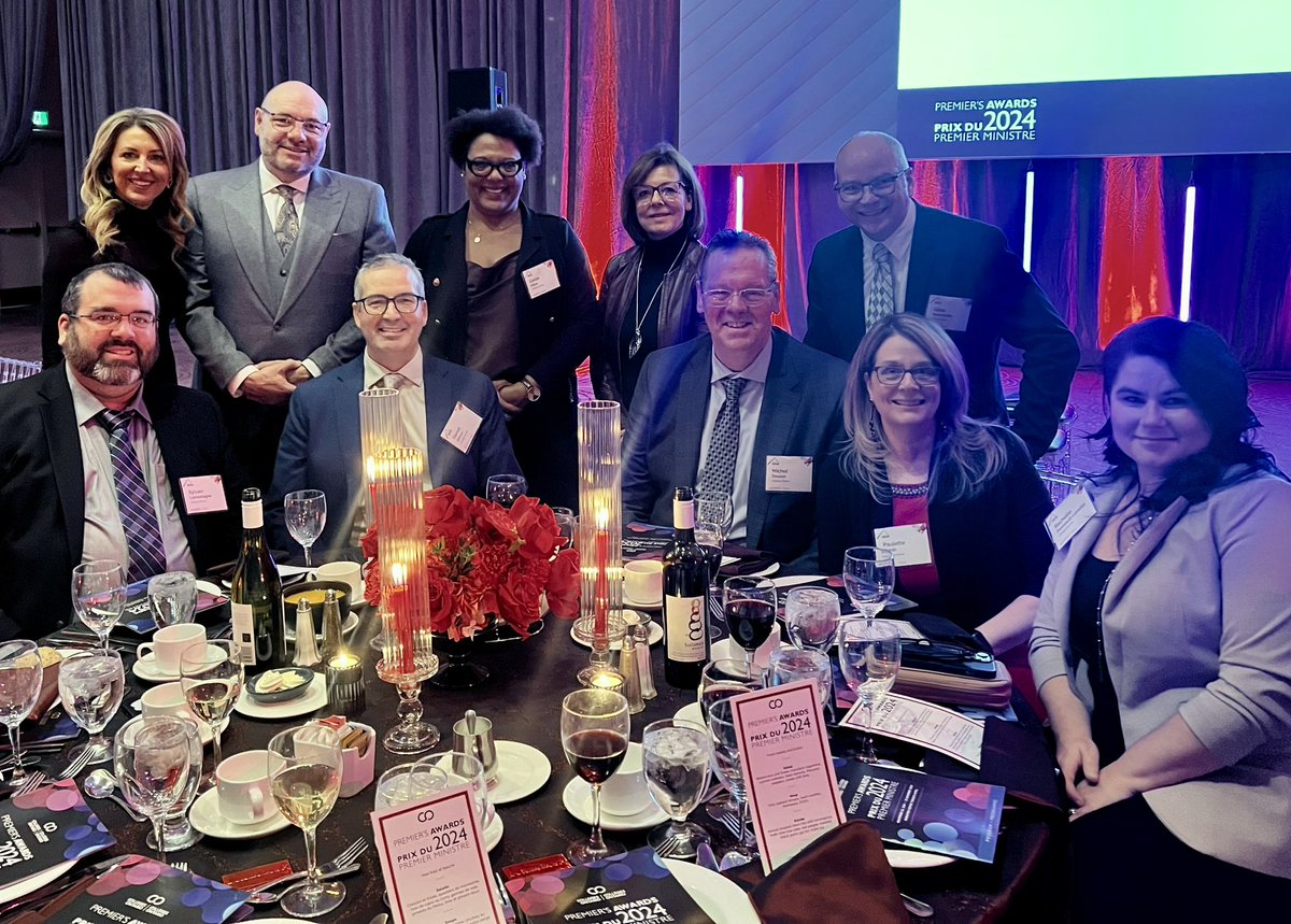 Collège Boréal (@collegeboreal) on Twitter photo Notre délégation au dîner des Prix du premier ministre 2024 de <a href="/CollegesOntario/">Colleges Ontario</a> ! So many college alumni will be honoured tonight, recognizing their contributions to Ontario’s economy and social life!#2024HES #PSE #Toronto Notre délégation au dîner des Prix du premier ministre 2024 de <a href="/CollegesOntario/">Colleges Ontario</a> ! So many college alumni will be honoured tonight, recognizing their contributions to Ontario’s economy and social life!#2024HES #PSE #Toronto