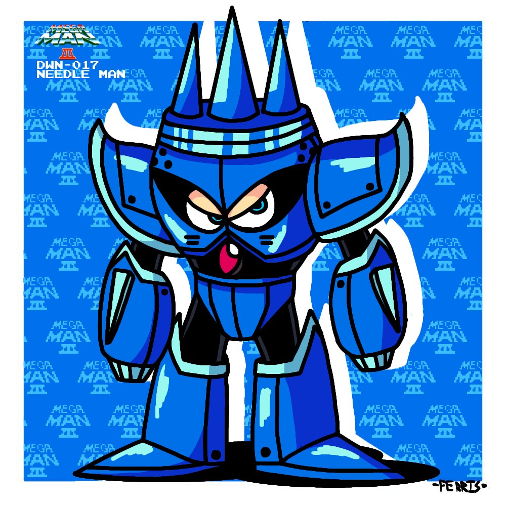 FerrisFrokarril's tweet photo. Drawing every single Robot Master until I forget: Day 17

DWN-017 - Needle Man

#megaman #rockman #fanart #needleman #robotmaster
#rkgk #capcom https://t.co/Yu6SkHojwR