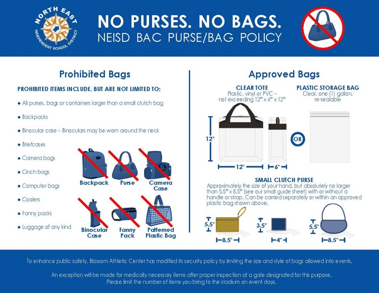 🎟️ Get Your Tickets Now! my.hometownticketing.com/agency/4e5ad12…

📢 Clear Bag Policy for Edna Cowboys vs. UC Randolph Ro-Hawks on Nov. 29:
🚫 Prohibited: Bags &gt; 5.5"x8.5", backpacks, coolers
✅ Allowed: Clear bags (12"x6"x12"), small clutches