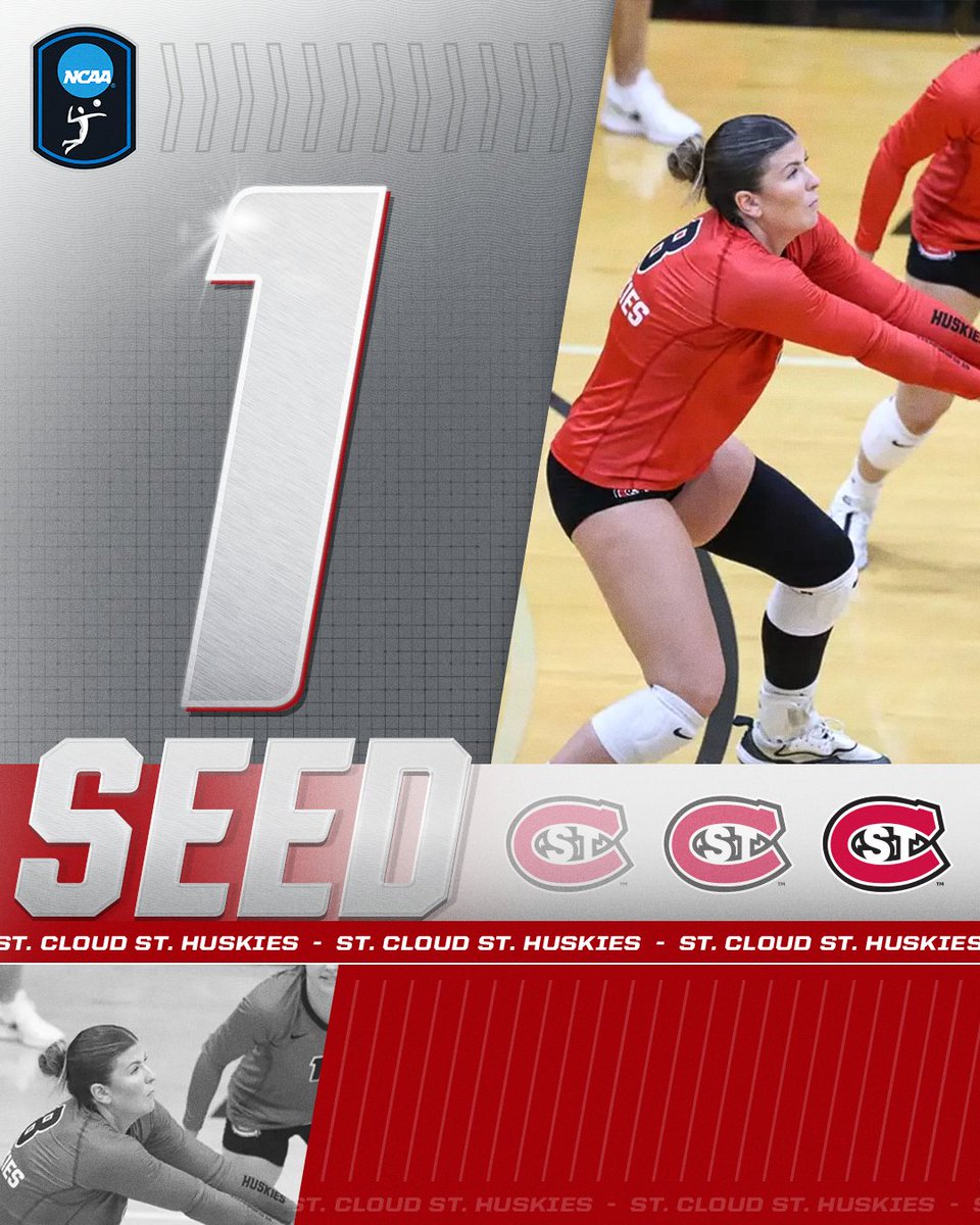 NCAA Division II (@ncaadii) on Twitter photo Representing the Central region as the No. 1 seed, <a href="/SCSUHuskies_VB/">St. Cloud State Volleyball</a>! ๐
#D2VB | #MakeItYours Representing the Central region as the No. 1 seed, <a href="/SCSUHuskies_VB/">St. Cloud State Volleyball</a>! ๐
#D2VB | #MakeItYours
