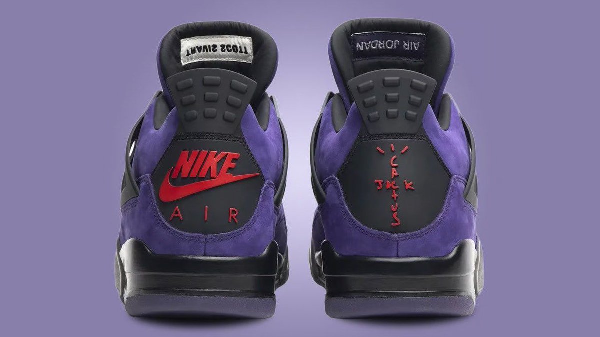 JustFreshKicks's tweet photo. Travis Scott x Air Jordan 4 “Purple” rumored to drop in 2025 ☔ https://t.co/3fMfTFYp7G https://t.co/dHwUADY1tR