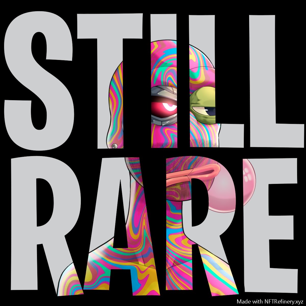 RudazzleNFT's tweet photo. @xhindux @RareApepesNFT Congrats on the dope trippy!! Spitting Frog Facts, anyone into NFTs for the art and culture should own an Apepe! #TrippyGang #RareApepes #StillRare https://t.co/Lq4ZiAsw95