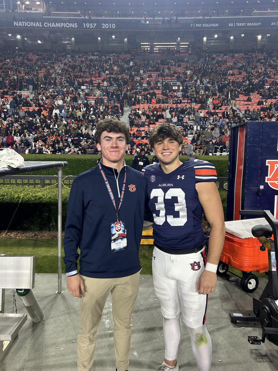 Noah Sur 5⭐️ (@noahsur2026) on Twitter photo Grateful to have an amazing experience at the Auburn game this past weekend! Thank you <a href="/CoachPaxMonty/">Paxton Montgomery</a> and <a href="/CoachTBurns/">Tanner Burns</a>! War Eagle🦅
<a href="/Dom_Ferrante27/">Dominic Ferrante 4.5⭐️</a> <a href="/CNendick25/">Chris Nendick</a> <a href="/townsmcgough/">Towns McGough</a> <a href="/FenwickFB/">Fenwick Football</a> <a href="/FenwickAD/">Fenwick Athletics</a> <a href="/FenwickCoachB/">Matt Battaglia</a> Grateful to have an amazing experience at the Auburn game this past weekend! Thank you <a href="/CoachPaxMonty/">Paxton Montgomery</a> and <a href="/CoachTBurns/">Tanner Burns</a>! War Eagle🦅
<a href="/Dom_Ferrante27/">Dominic Ferrante 4.5⭐️</a> <a href="/CNendick25/">Chris Nendick</a> <a href="/townsmcgough/">Towns McGough</a> <a href="/FenwickFB/">Fenwick Football</a> <a href="/FenwickAD/">Fenwick Athletics</a> <a href="/FenwickCoachB/">Matt Battaglia</a>