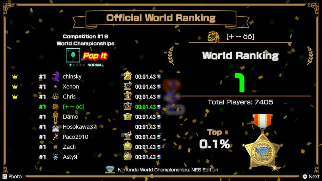 uncleR_ichie's tweet photo. 1/3 last week #NintendoWorldChampionshipsNES #SuperMarioBros #Mushzoom #BalloonFight #PopIt #SmartUncle #ShareYourGames https://t.co/jMkaRLDKT7