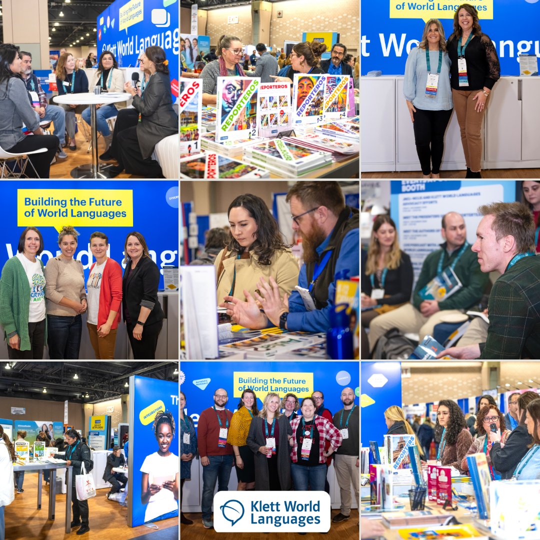 We had an incredible time at #ACTFL2024! 💙 Thank you to all the amazing educators who stopped by to connect with us and share your passion for world languages. 

If you couldn’t make it this year, don’t worry – you can still join the conversation. Stay tuned for video recordings