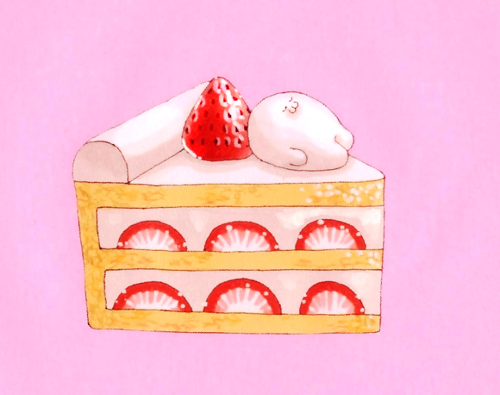 flGX6sFLqpzrNIZ's tweet photo. ショートケーキ🍰

#荒巻スカルチノフ　#イラスト　#ケーキ https://t.co/S1McO08cUV